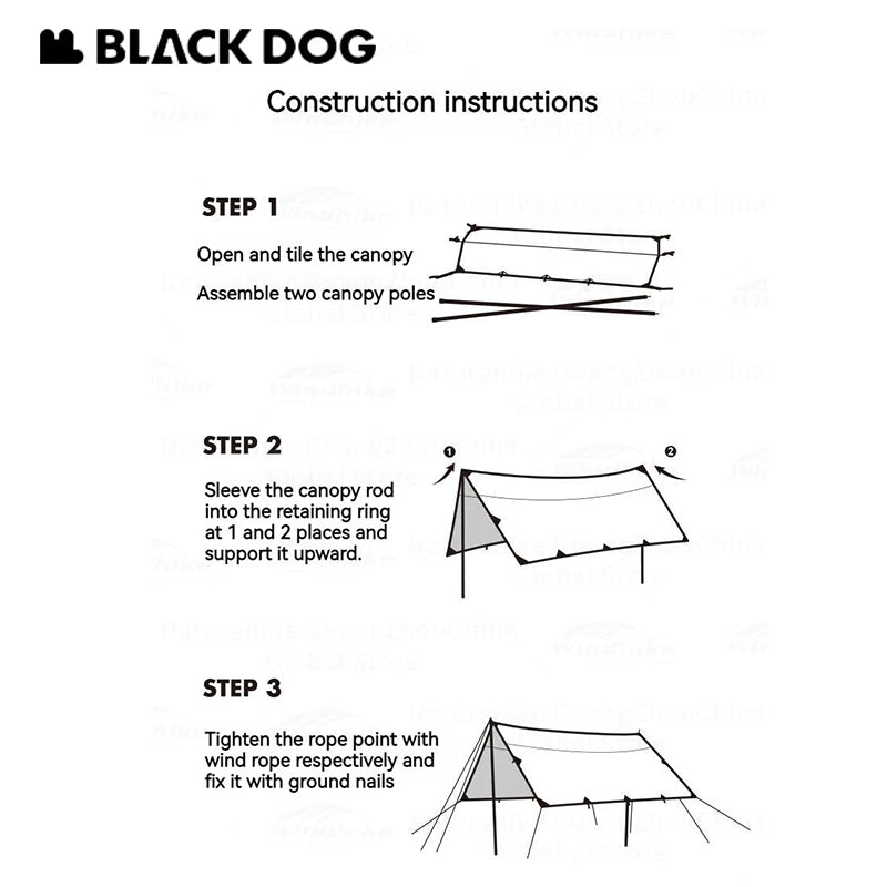 BLACK DOG Canopy / Awning