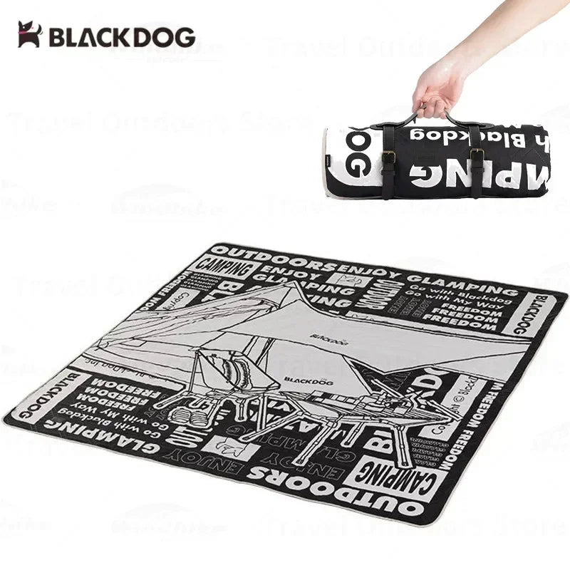 BLACK DOG Waterproof 200x200cm Portable Camping Mat 1.69kg Ultralight