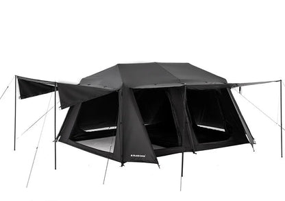 BLACK DOG Two Bedrooms And Four Living Automatic Quick Opening Tent