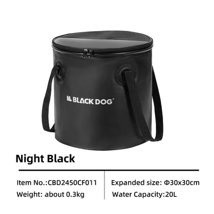 BLACK DOG 20L Camping Bucket