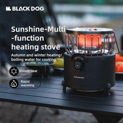 BLACK DOG Portable Mini Butane Heater