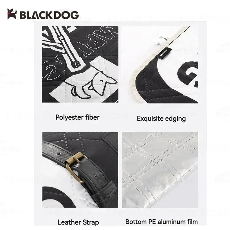 BLACK DOG Waterproof 200x200cm Portable Camping Mat 1.69kg Ultralight