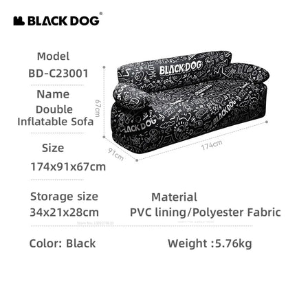 BLACK DOG Inflatable Sofa