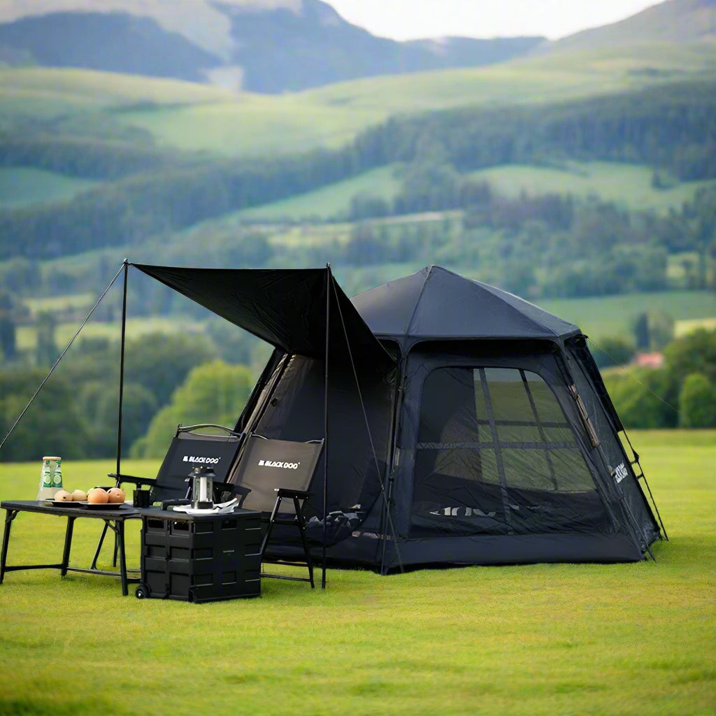 BLACK DOG Three Second One Bedroom Tent